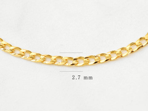 925 Silver Modern Chain Anklet