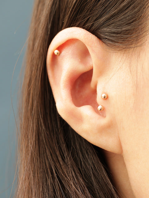 Melighting 16G Boucles d'oreilles Chat Cartilage, Horseshoe Nose