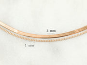 14K 18K Gold Snake Chain Anklet