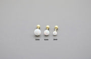 14K Gold Opal cartilage earring 20g