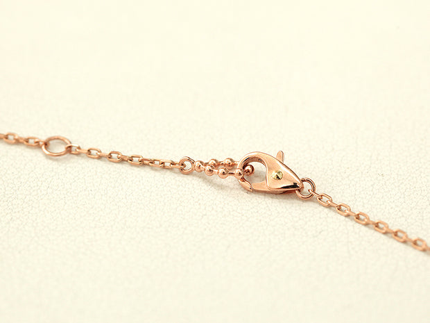 14K 18K Gold Rose White Two Necklace