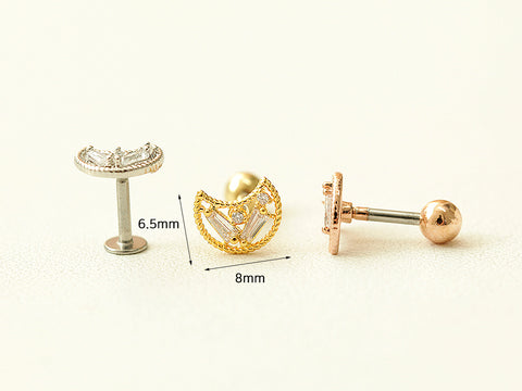 Crystal Moon Piercing