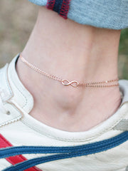 14K gold Infinity Anklet & Bracelet