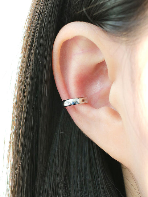 925 Silver Simple Ring Ear Cuff