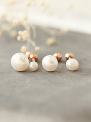 14K Gold Fresh-Water Pearl Cartilage Earring 18G16G