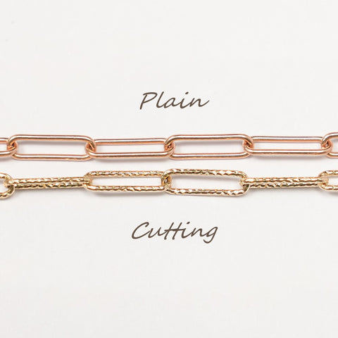 14K Gold Link Clip Chain Anklet Bracelet