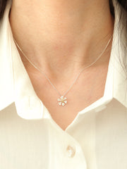925 Silver Floral Earring & Necklace