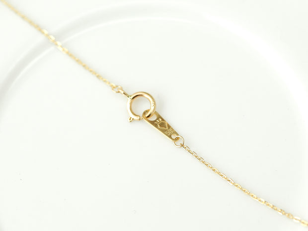 14K 18K Gold Butterfly Necklace