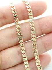 14K Gold Luxe Chain Anklet Bracelet