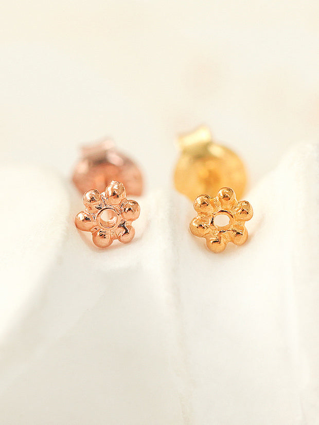 925 Silver Mini Flower Stud Earring