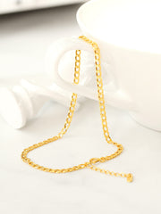 925 Silver Modern Chain Anklet