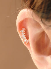 14K gold Tiara cartilage earring 20g