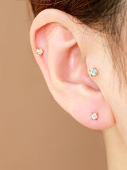 3mm Opal Cartilage piercing