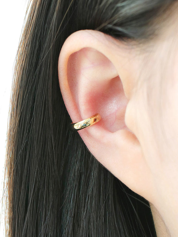 925 Silver Simple Ring Ear Cuff