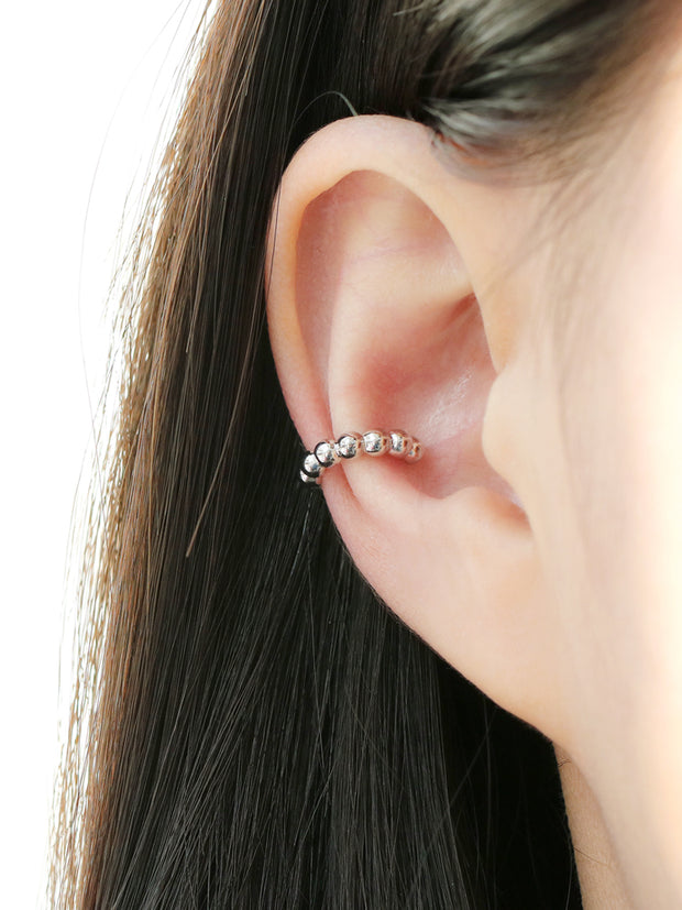 925 Silver Bold Ring Ear Cuff