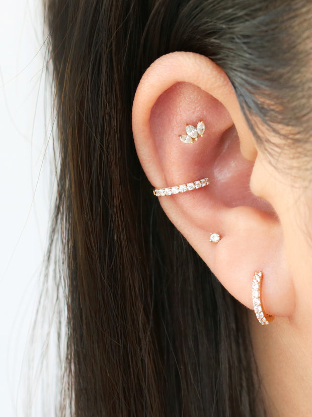 Inner Conch Piercing Diamond