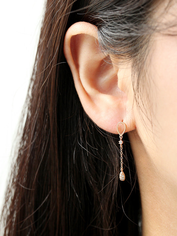 14K gold Drop earring 20g