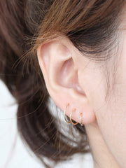 14K Gold Cartilage Hoop Earring