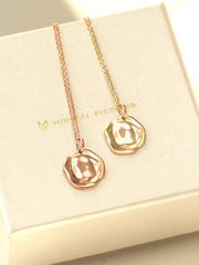 14K 18K Gold Coin Necklace
