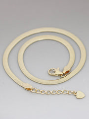 14K Gold Snake Chain Anklet Bracelet