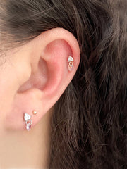 Heart Drop Cubic Piercing