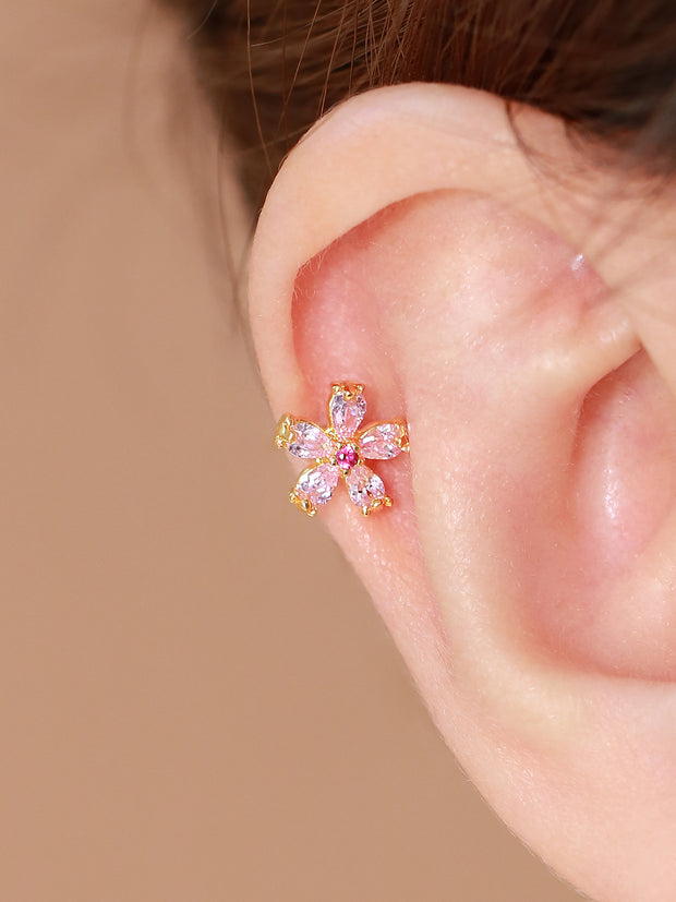 Cosmos Flower Cartilage earring