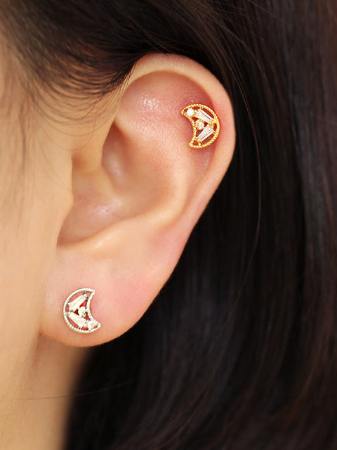Crystal Moon Piercing