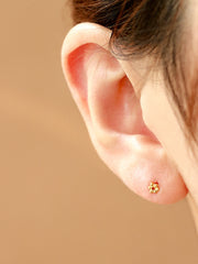 925 Silver Mini Flower Stud Earring