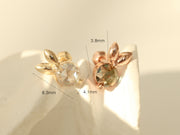 14K Gold Colorful Rabbit Cartilage Earring 18G16G
