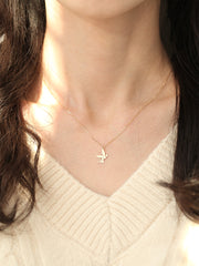 14K 18K Gold Elf Necklace