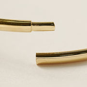 14K 18K Gold Hollow Bangle Bracelet