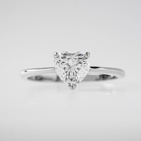 14K 18K Moissanite Glory Heart Ring