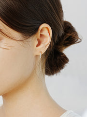 14K Gold Long Stick Drop Cartilage Earring 20G