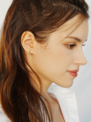 14K Gold Chain Drop Cartilage Earring 20G