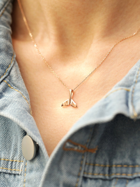 Dainty Whale Tail Necklace / Gold Whale Tail Necklace / Silver Whale Tail  Necklace / Dainty Mermaid Tail Necklace / Dolphin Tait Necklace - Etsy
