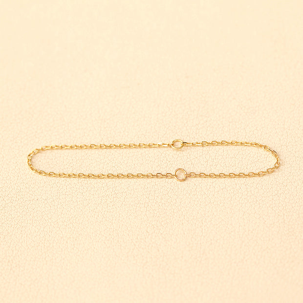 14K Gold Piercing Layered extender chain