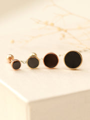 14K gold Daily Onyx cartilage earring 20g18g16g