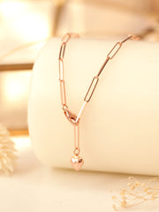 14K Gold Slim Clip Chain Necklace