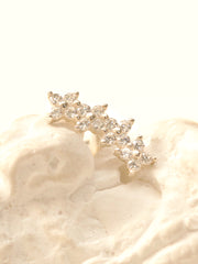 925 Silver Flower cartilage earring 16g