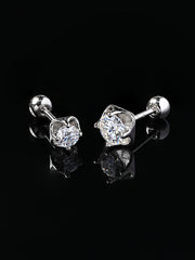 14K Gold Moissanite Tulip Cartilage Earring 20G18G16G