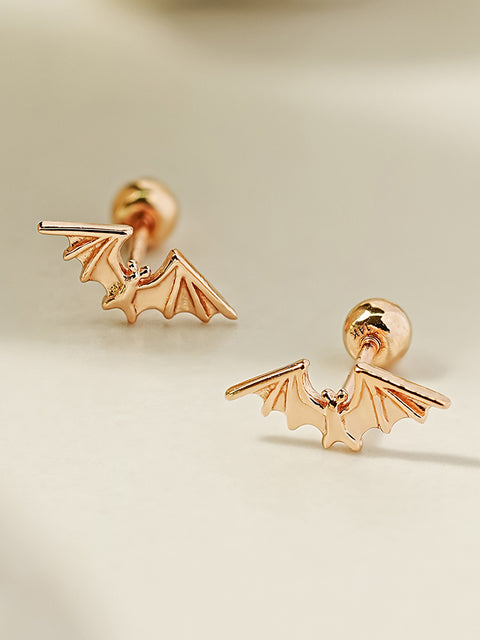 14K Gold Happy Halloween Cartilage Earrings Collection 20G18G