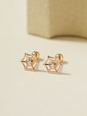 14K Gold Happy Halloween Cartilage Earrings Collection 20G18G