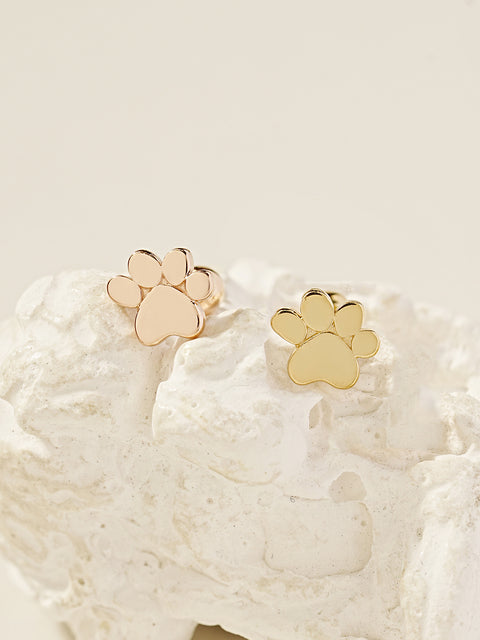 14K Gold Jelly Paw Cartilage Earring 20G18G16G