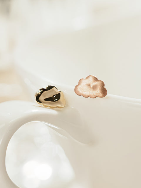 14K Gold Daily Cloud Cartilage Earring 20G18G16G