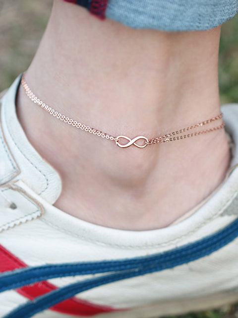 14K gold Infinity Anklet & Bracelet