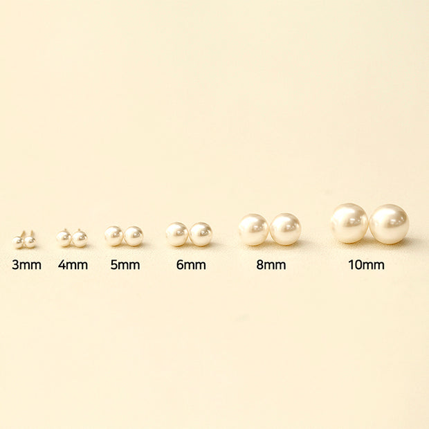 14K Gold Swarovski pearl earring