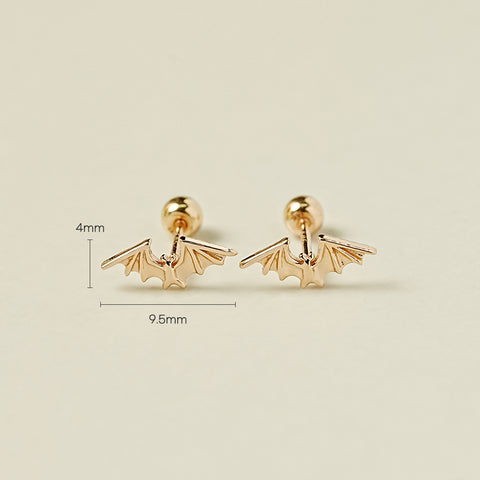 14K Gold Happy Halloween Cartilage Earrings Collection 20G18G