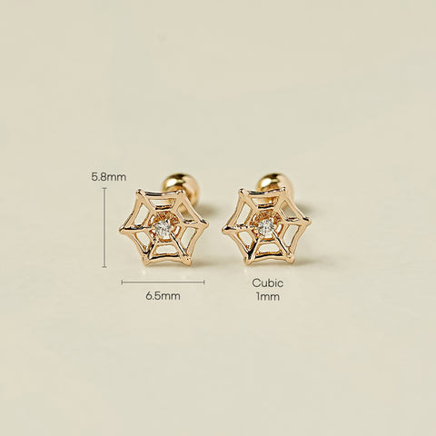 14K Gold Happy Halloween Cartilage Earrings Collection 20G18G