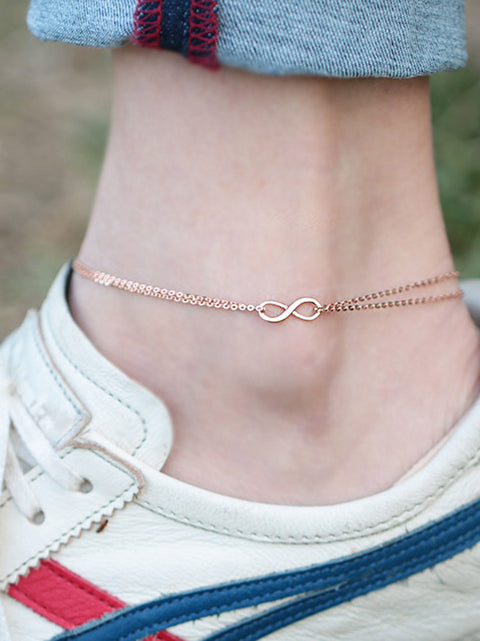 14K gold Infinity Anklet & Bracelet