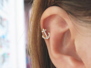 ?¬진촬영 / (?µ션/가ê²?o / 10K 14K Gold Anchor Cartilage earring